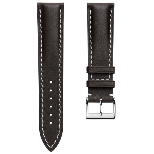 Ostend Baranil Thick Padded Leather Watch Straps | WatchGecko