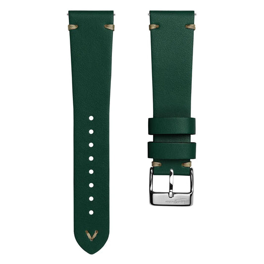 Stanway Vintage V-Stitch Genuine Italian Suede Watch Strap