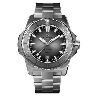 FORMEX REEF GMT - Green Dial - Stainless Steel Bracelet | WatchGecko