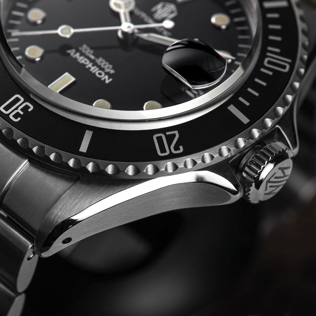 NTH Amphion Dive Watch - Onyx Black - WatchGecko Exclusive