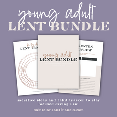 Catholic Lent bundle for teens and college students