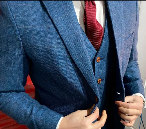 Tweed suit-wedding-menswear