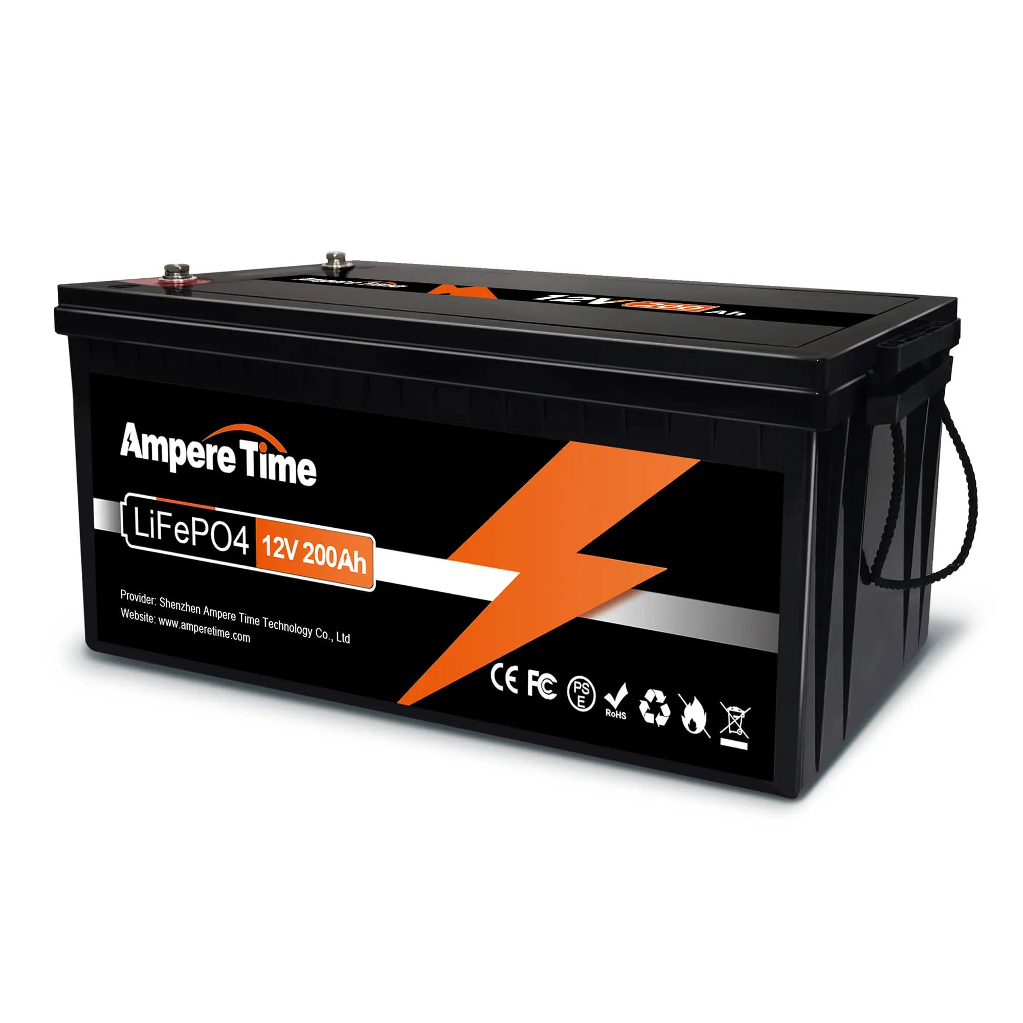 Ampere Time 12V 200Ah(2560Wh) Lithium Battery, Perfect Solar Batteries Amperetime-US