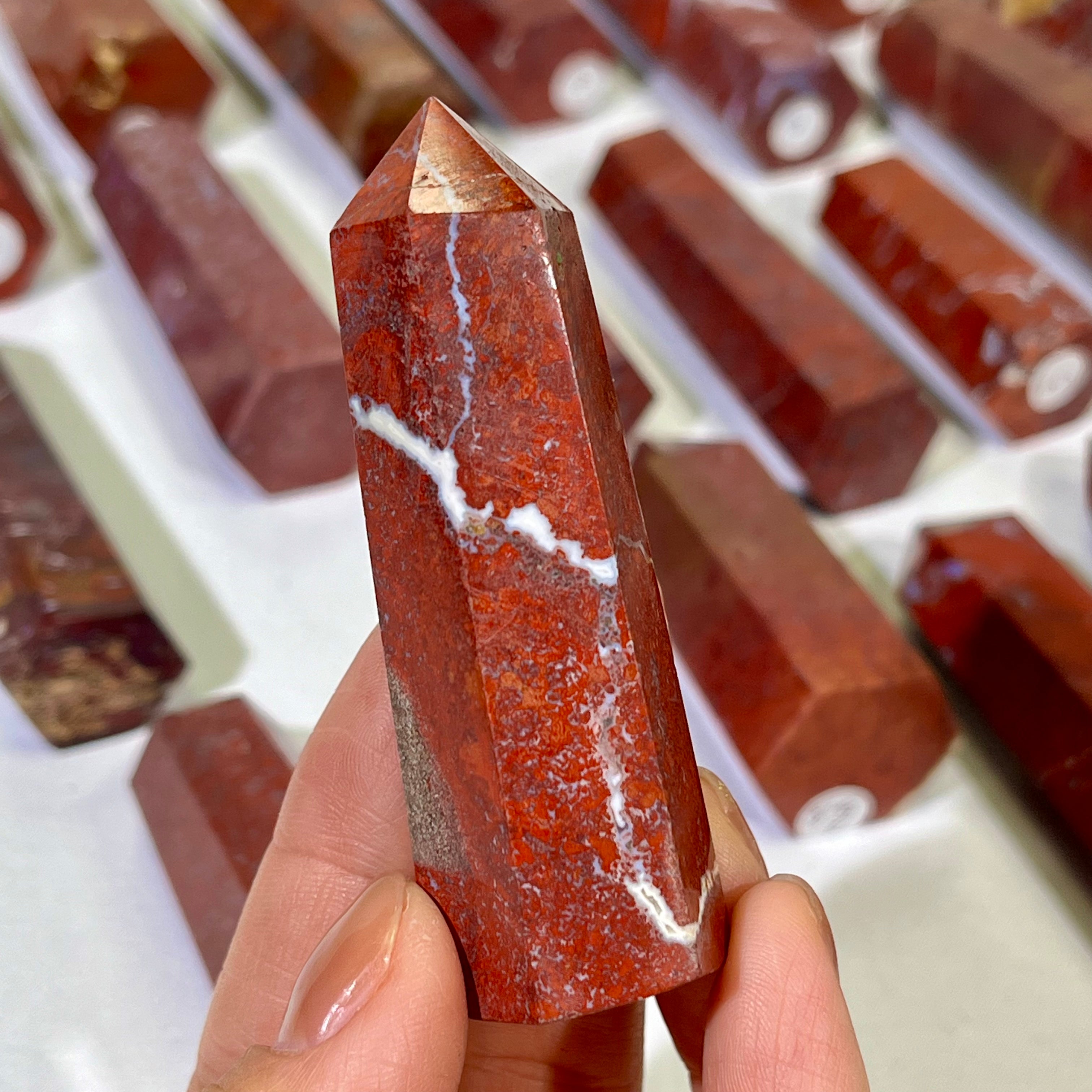 Red Warring Agate Point Wholesale Point