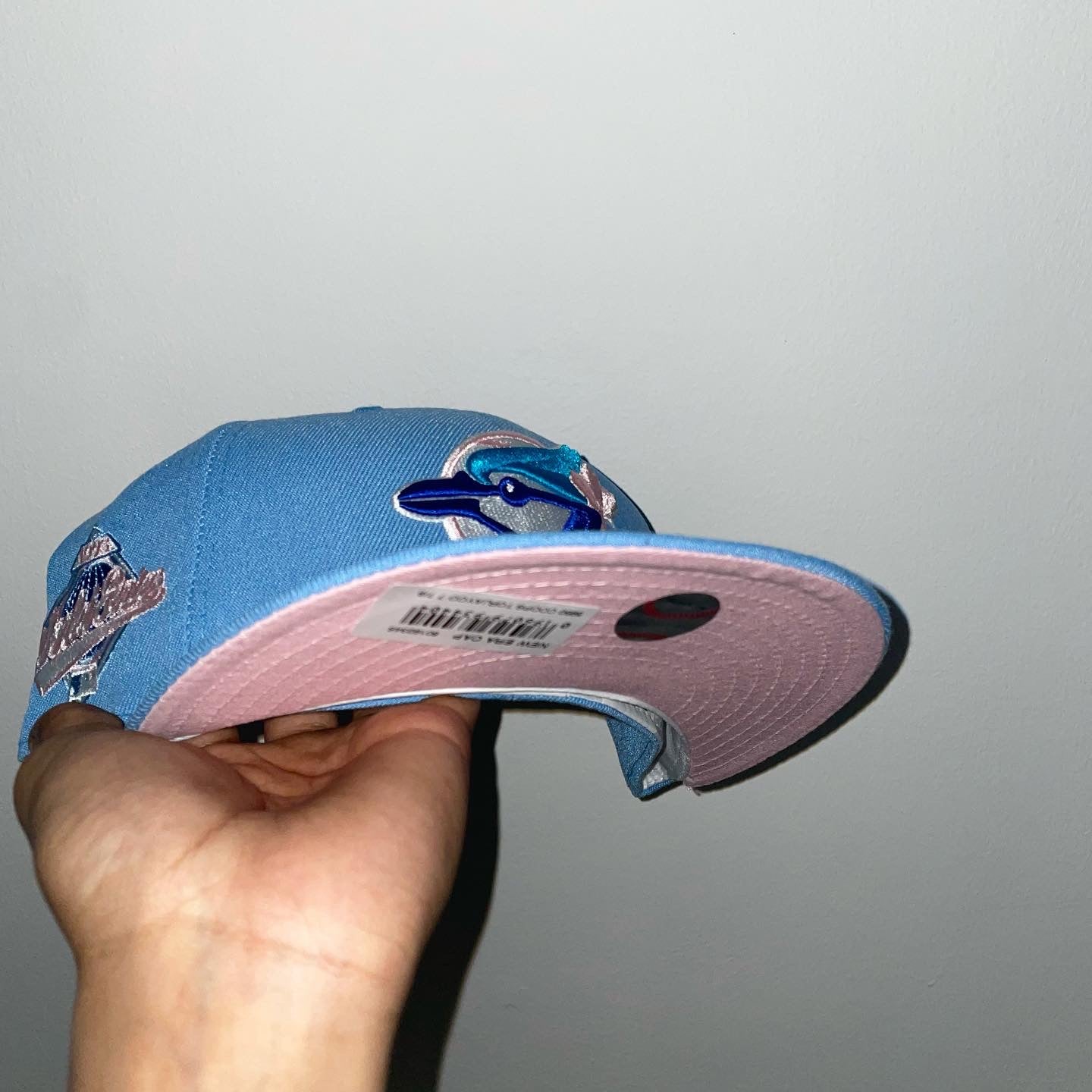 blue jays cotton candy fitted