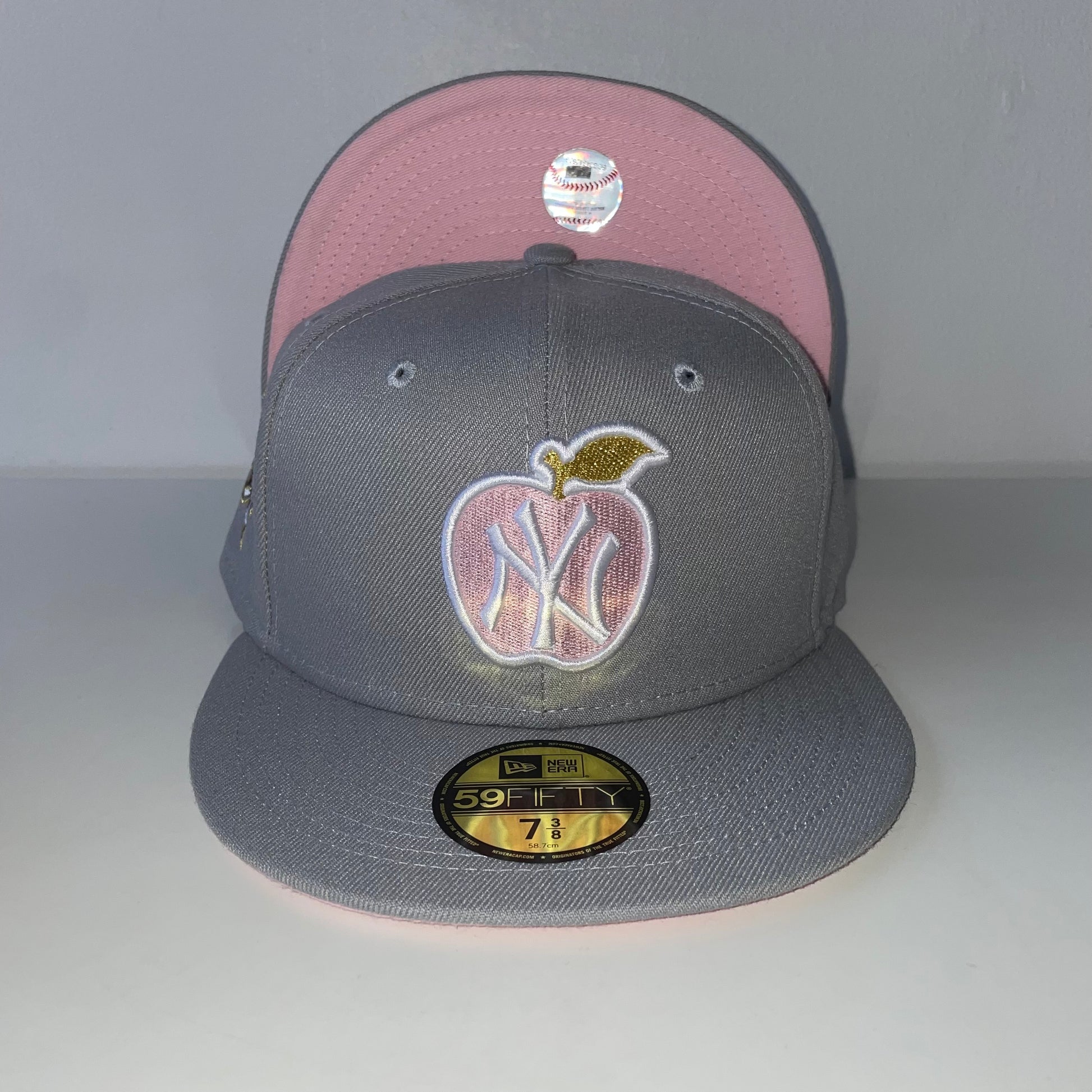 yankees apple fitted hat