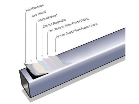 Our TruView product undergoes a multi- step application process to produce a superior polyester powder coat finish. This provides greater anti-corrosion and UV resistant protection to keep your fence looking great for years to come.