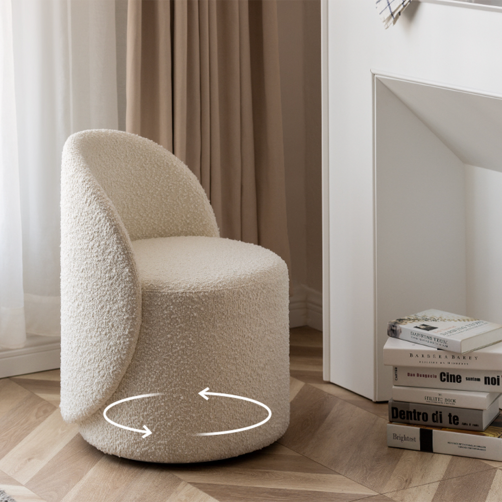 swivel chair vanity