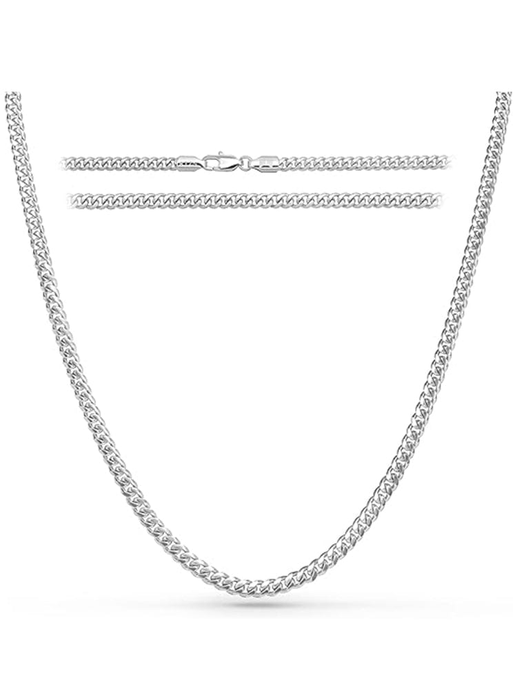 Silver Cuban Link Chain (3.5mm)