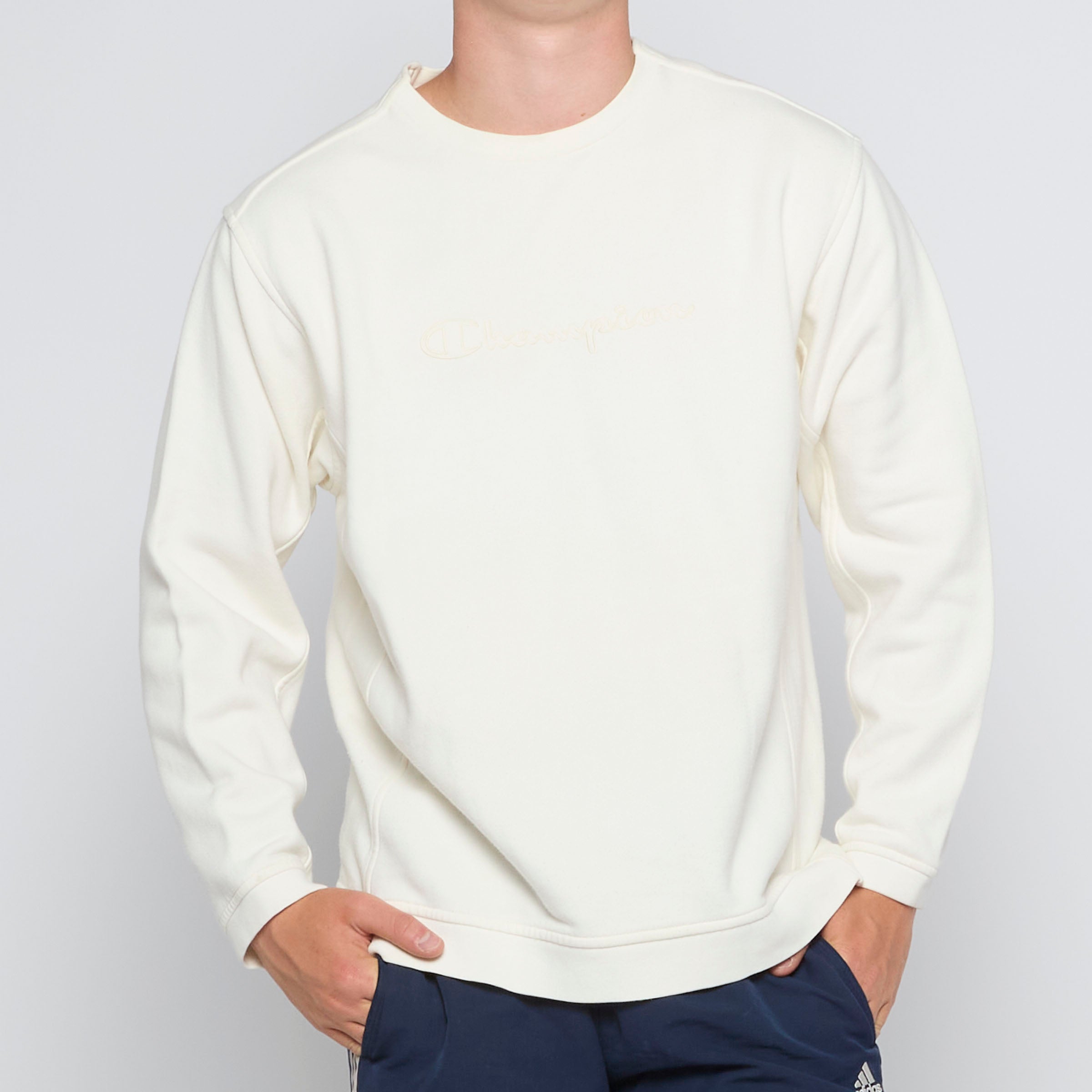 image of Champion Spellout Crewneck - L