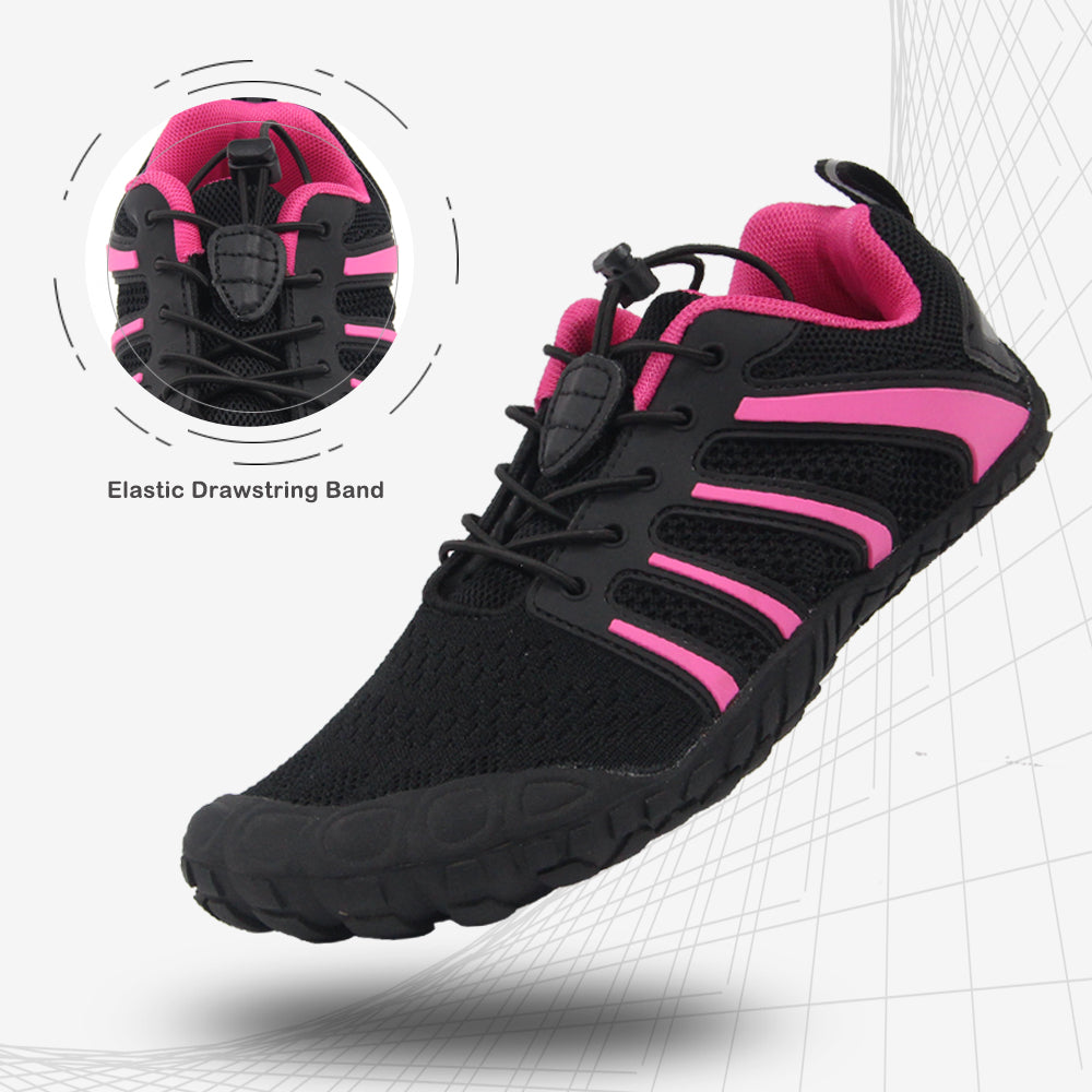 Oranginer Unisex Barefoot Minimalist Shoes UN1 - Black/Rose