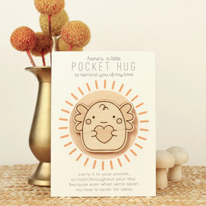 Wooden Pocket Hug - Ollie Birch Boutique + Lounge