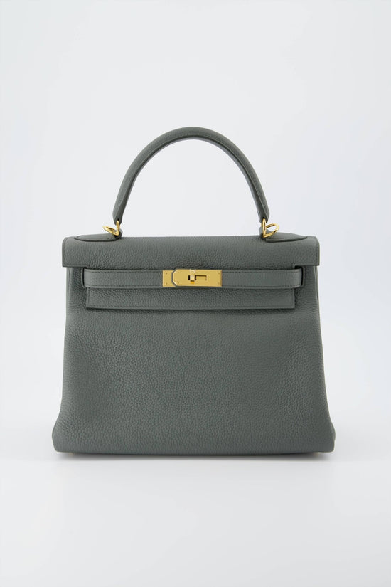 Hermes Birkin Bag 25cm Vert Amande Togo Palladium Hardware