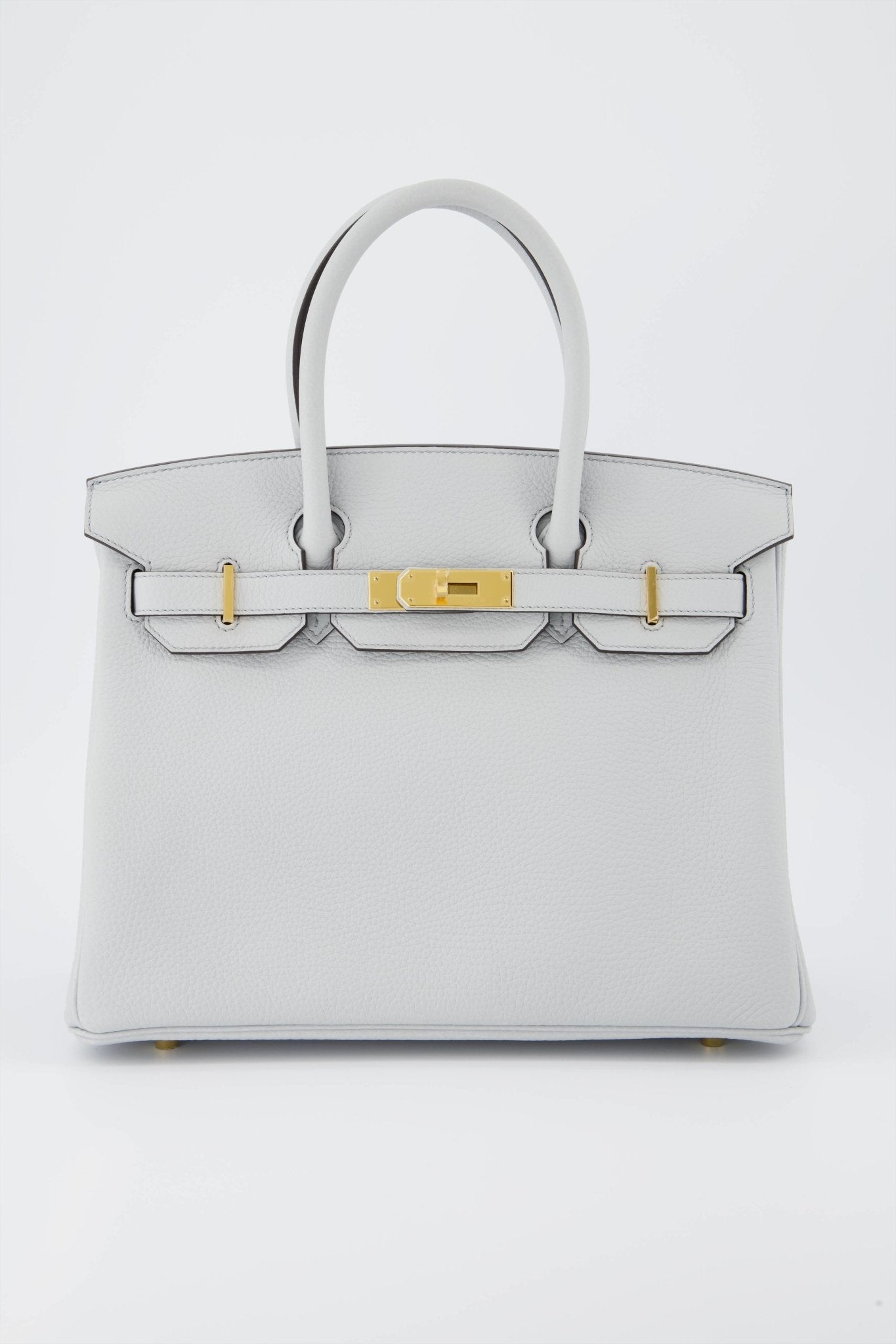 Hermès Taurillon Novillo Verso Bleu Saphir Gris Mouette Birkin 25