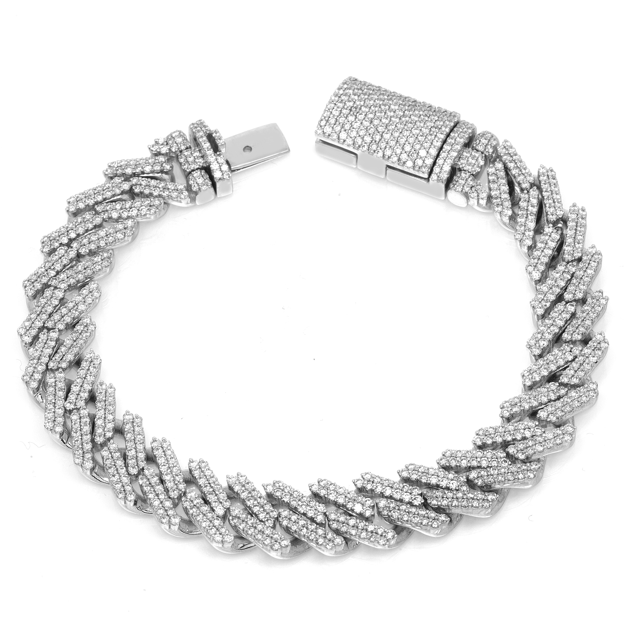 Diamond Cuban Bracelet – Mavani & Co