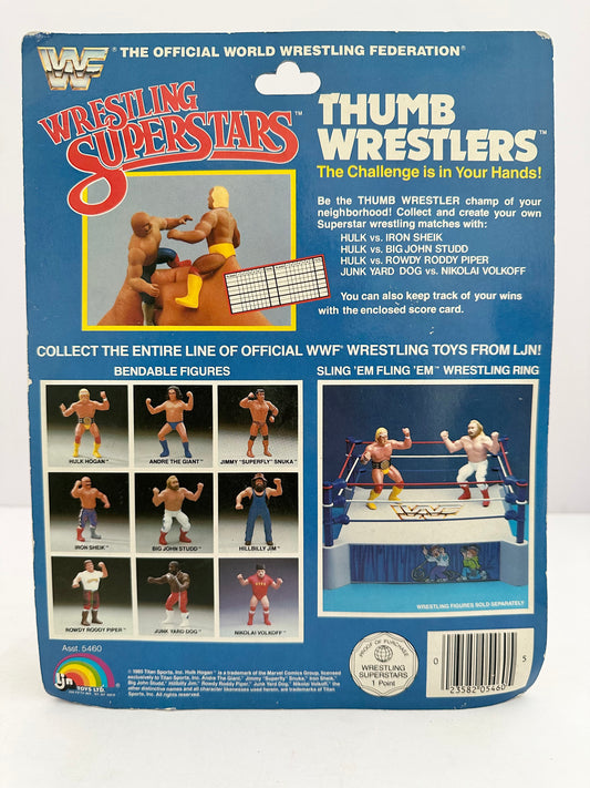 Vintage 1985 Nikolai Volkoff JYD Thumb Wrestlers LJN WWF Bonus