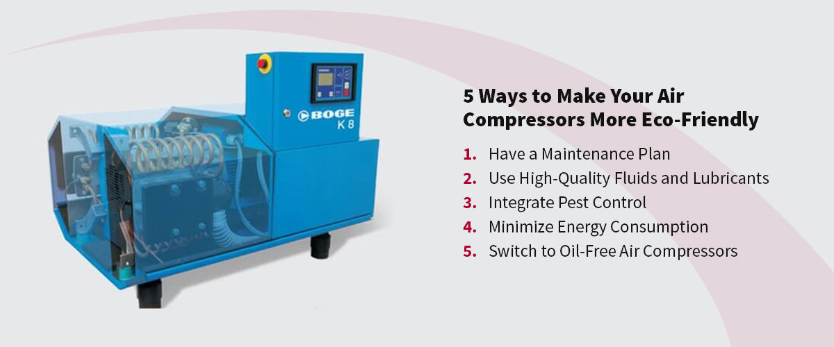5 Ways to Make Your Air Compressors More Eco-Friendly