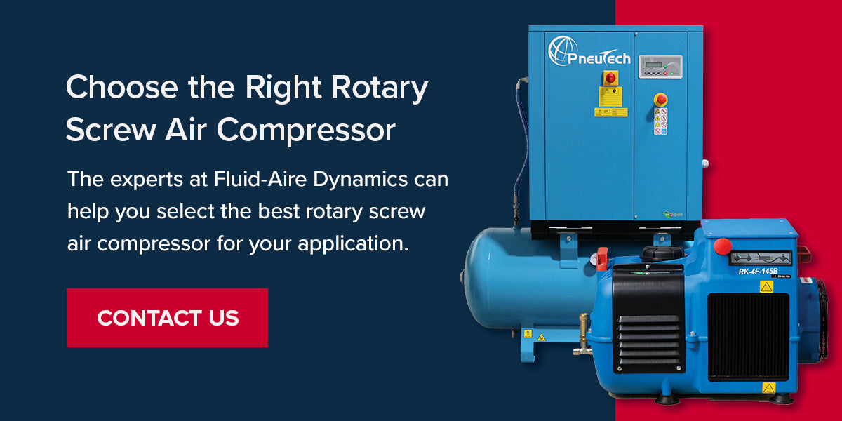 Things to Consider When Choosing a Rotary Screw Air Compressor