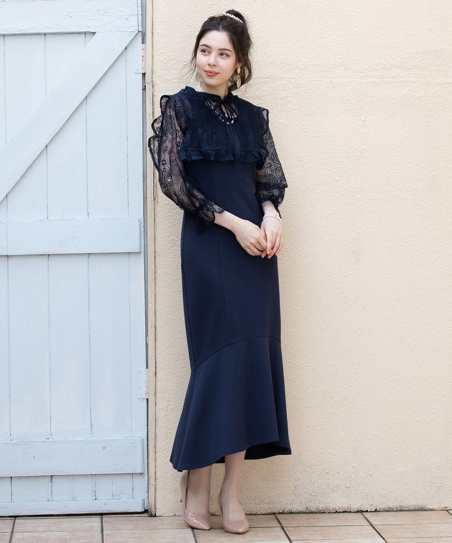 ブラウス ジャンパースカート セット 結婚式 ドレス マーメイド – DRESS+