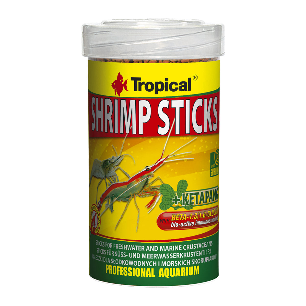 TROPICAL KRILL CHIPS 1000ml Marine and freshwater fish food