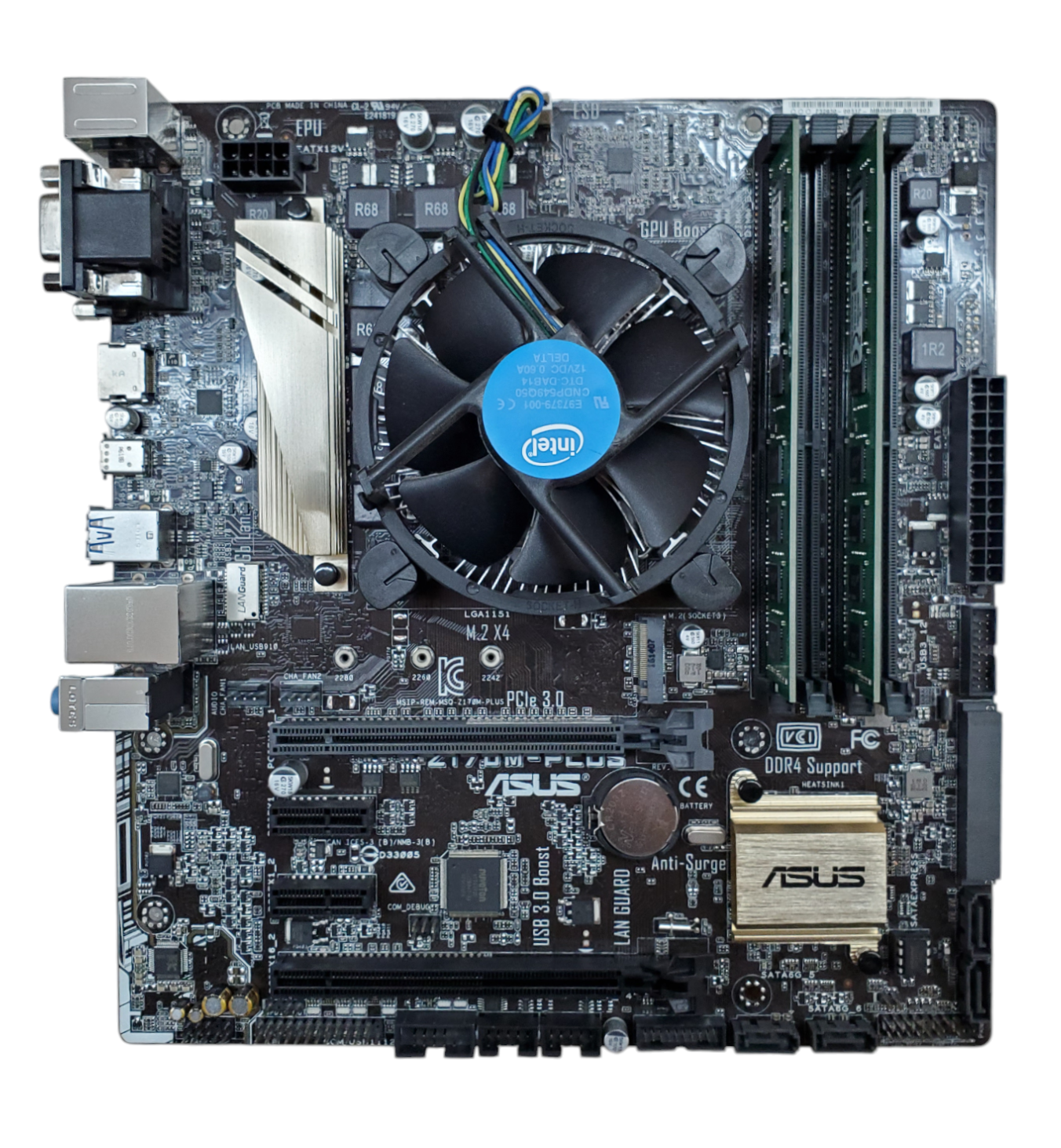 ASUS Z170m-PLUS Motherboard Intel Core i5-6400 8GB DDR4 + I/O Shield