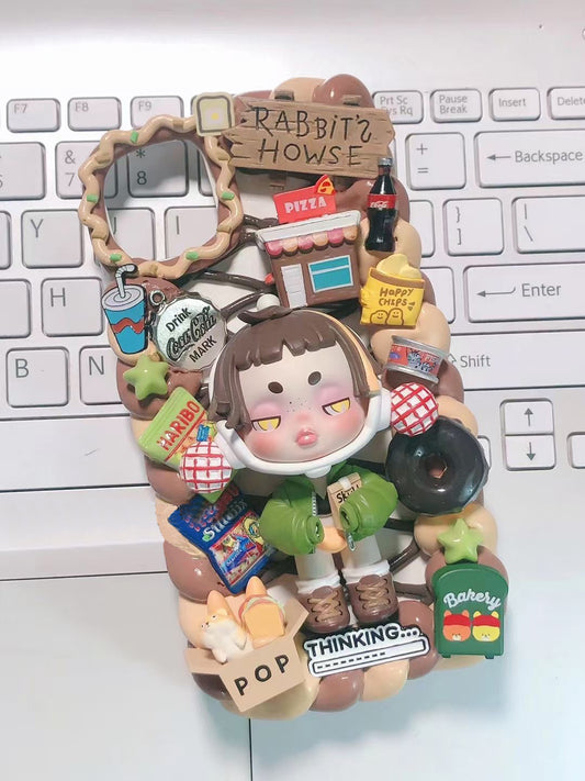 Rico  DIY Decoden Handmade Custom Cream Phone Case for iPhone