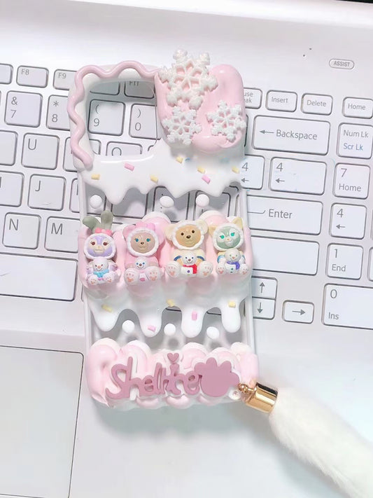 Stitch Series Cream Glue Phone Case（2）