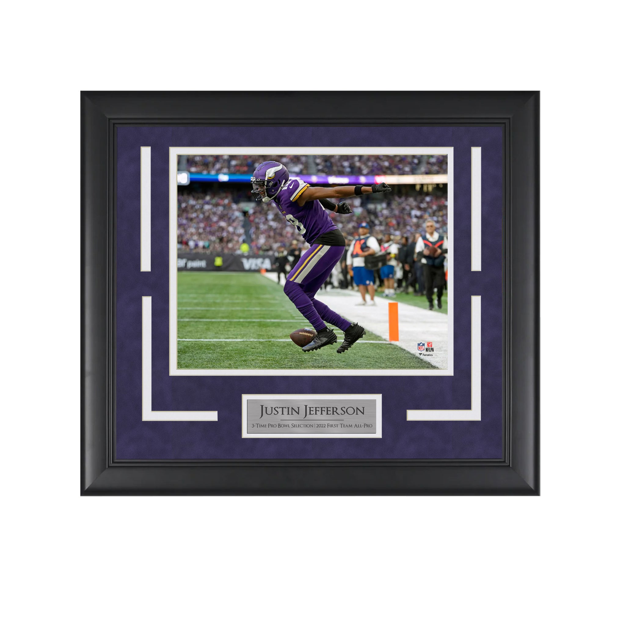 Custom Framed Minnesota Vikings Brett Favre Jersey Display – MVP