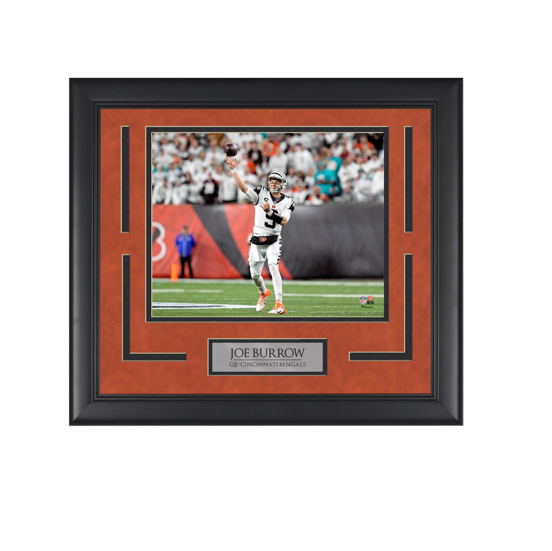 AJ Green Signed Cincinnati Bengals Framed Black Custom Jersey