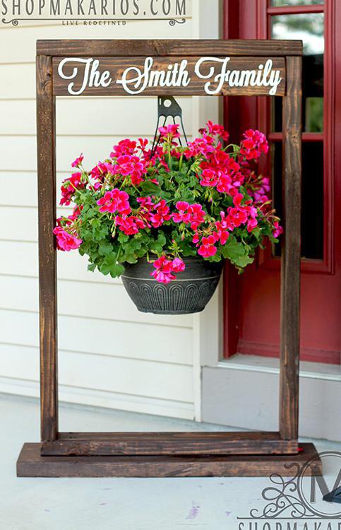 custom plant stand hanging