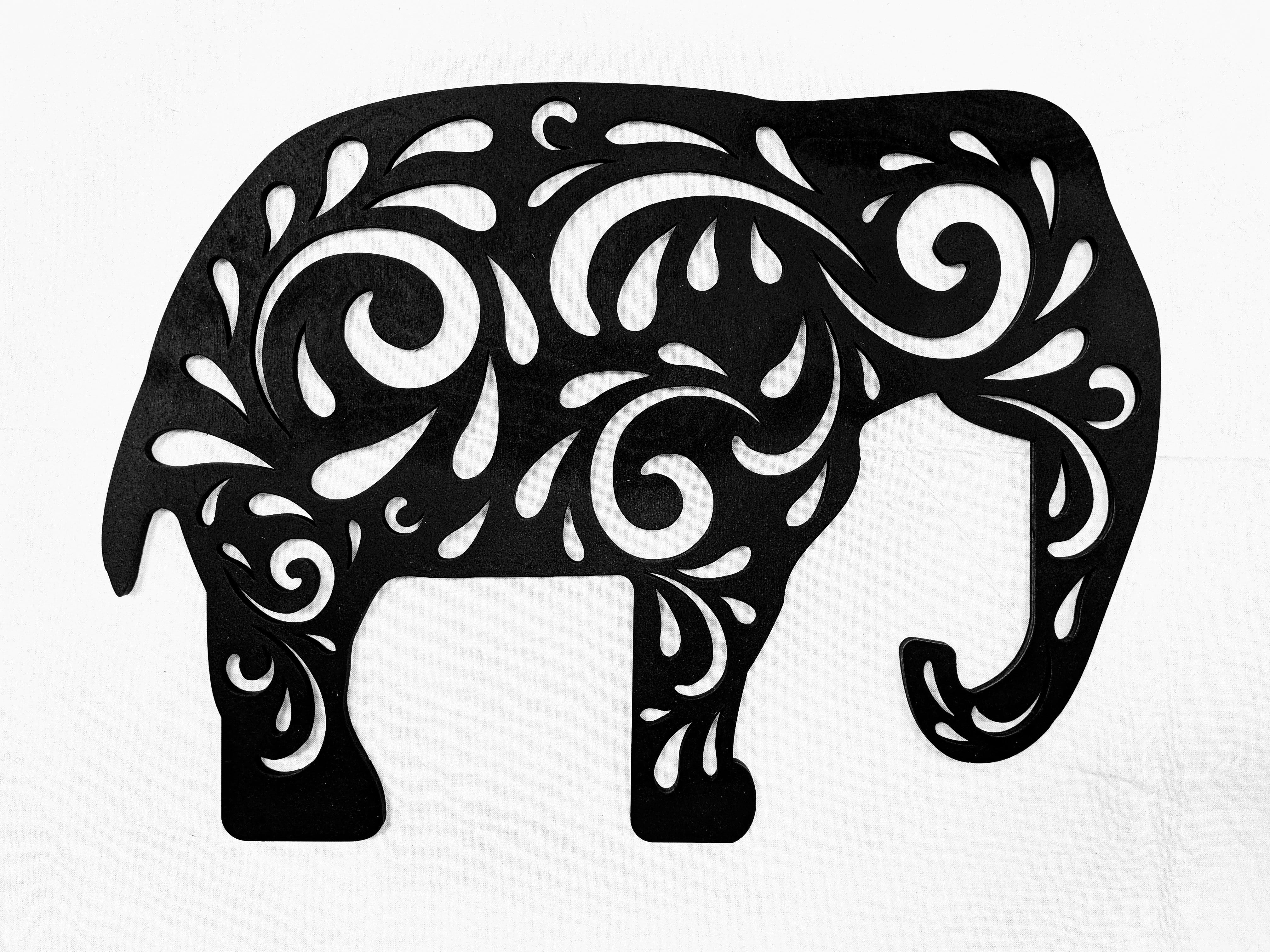 Swirly Elephant