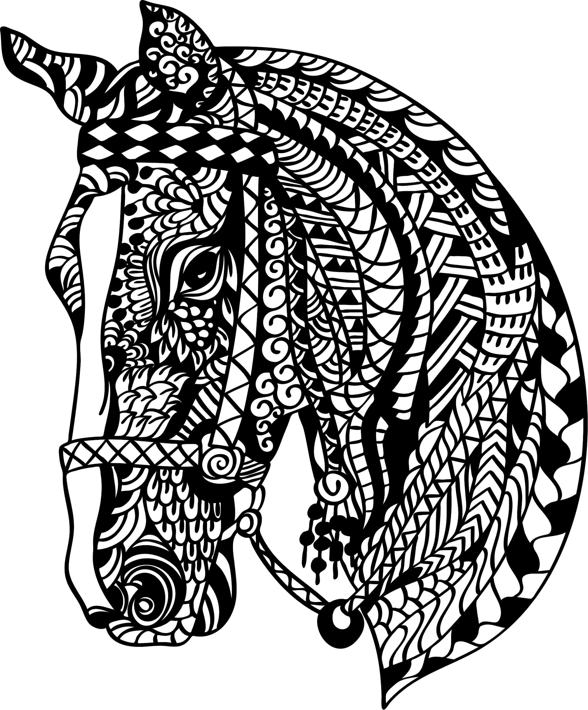 Mandala Horse