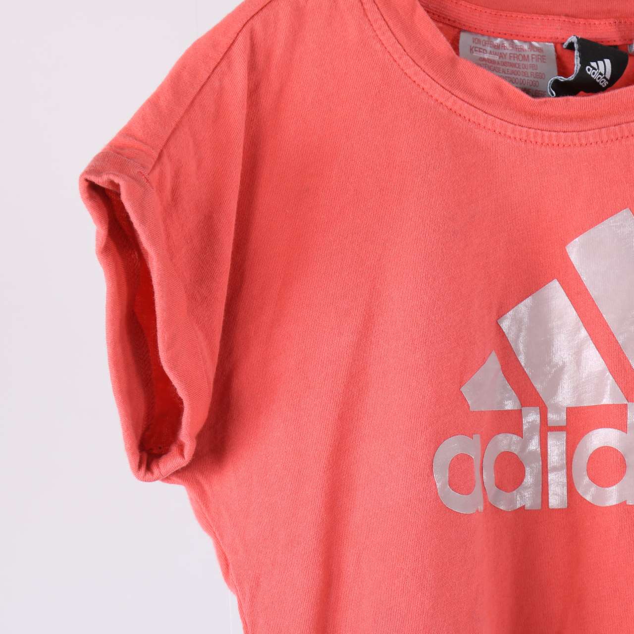 adidas coral t shirt