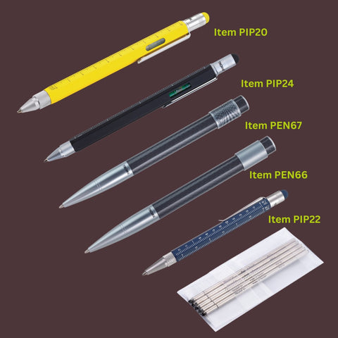 Troika Pens that take a Troika D1 Refill Item 99Z120 and 99Z123