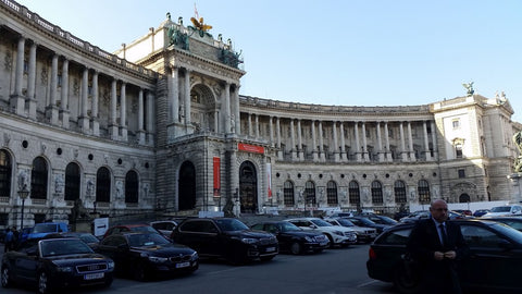 Hofburg Palace in Vienna for the Marke Tradeshow with Troika Exhibit April 2016