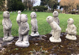 STONE GARDEN SET OF 6 CRICKETERS ORNAMENTS CRICKET PLAYER STATUES GIFT
