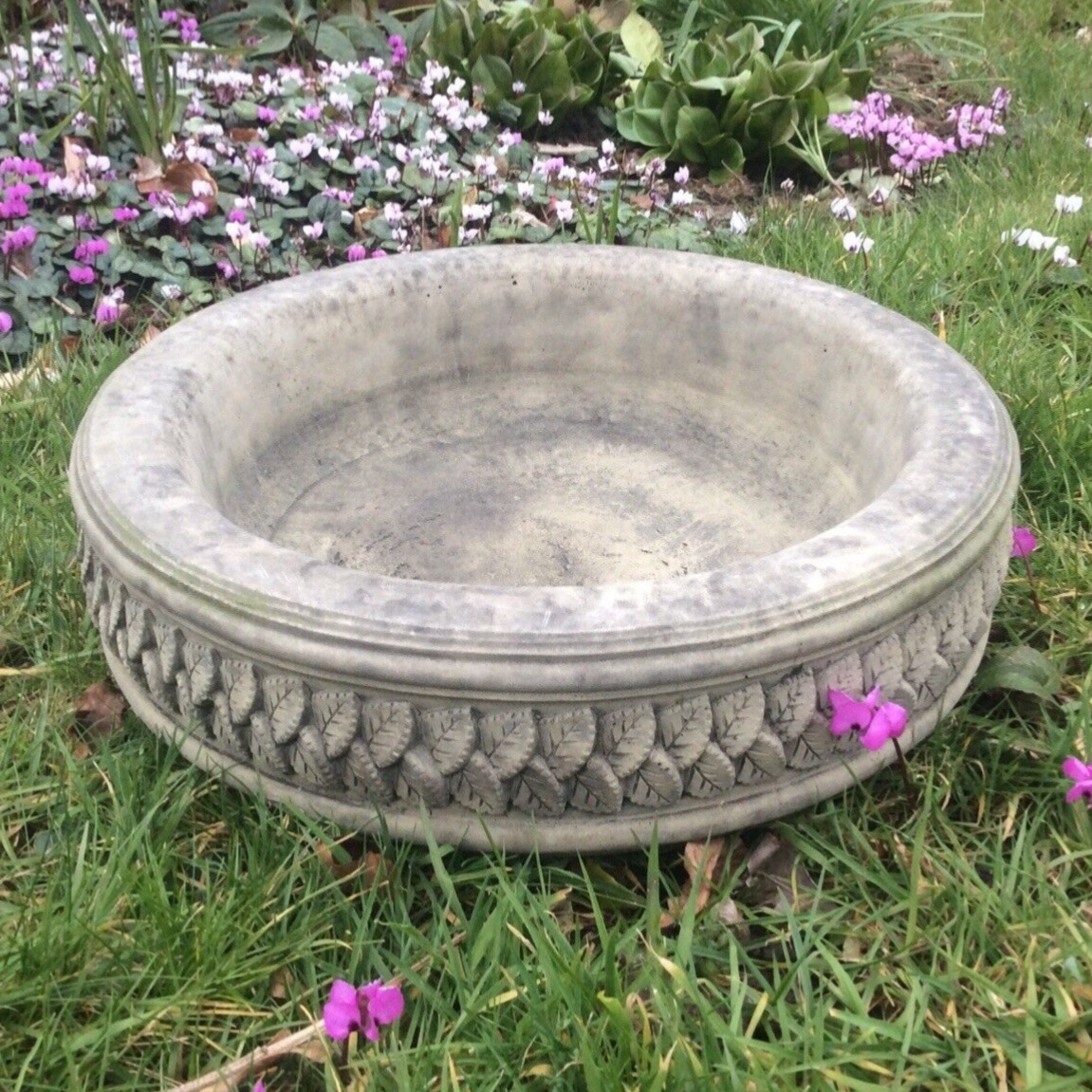 bird bath replacement dishes