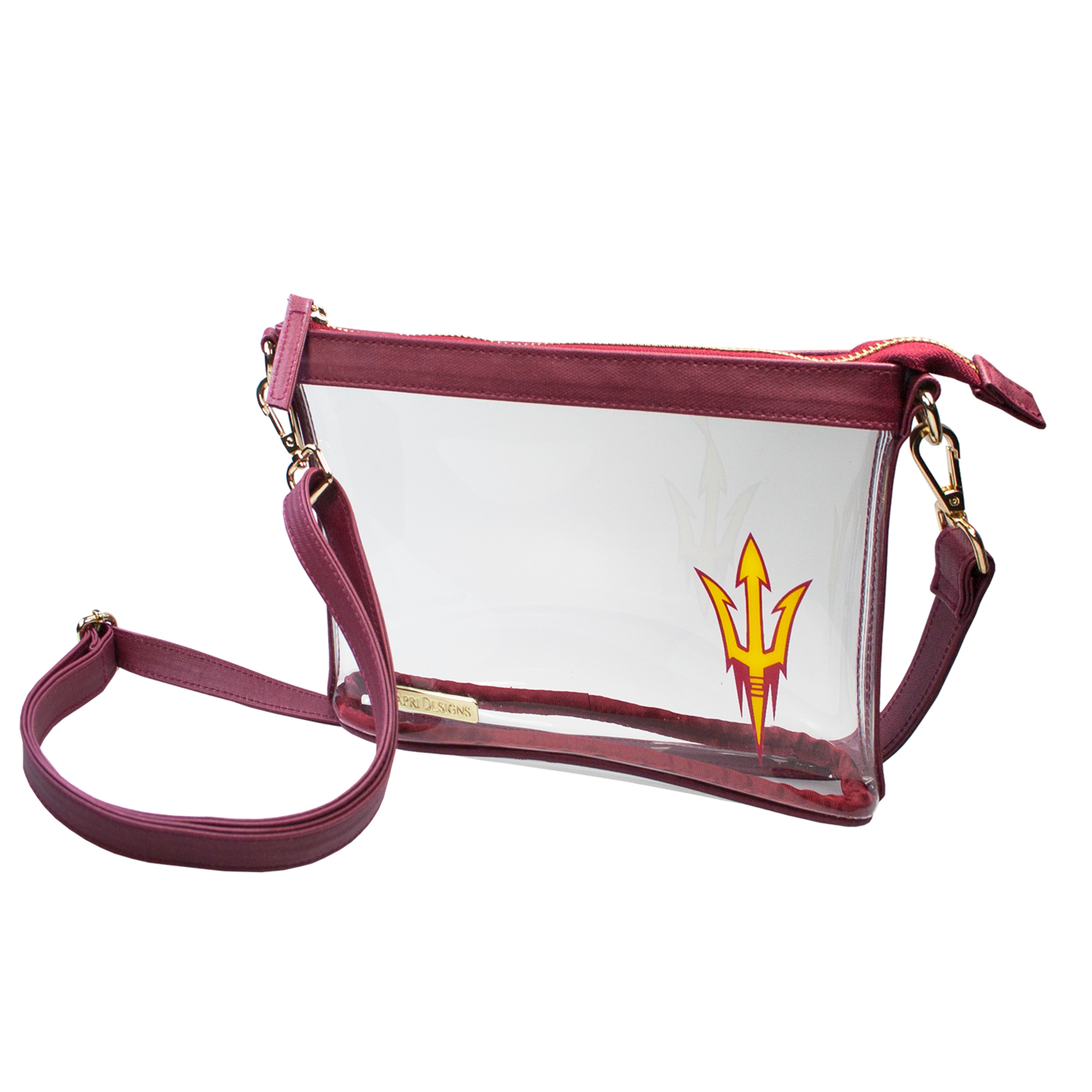 ASU Small Crossbody Clear Bag