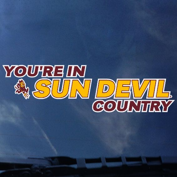 ASU Sun Devil Country Decal