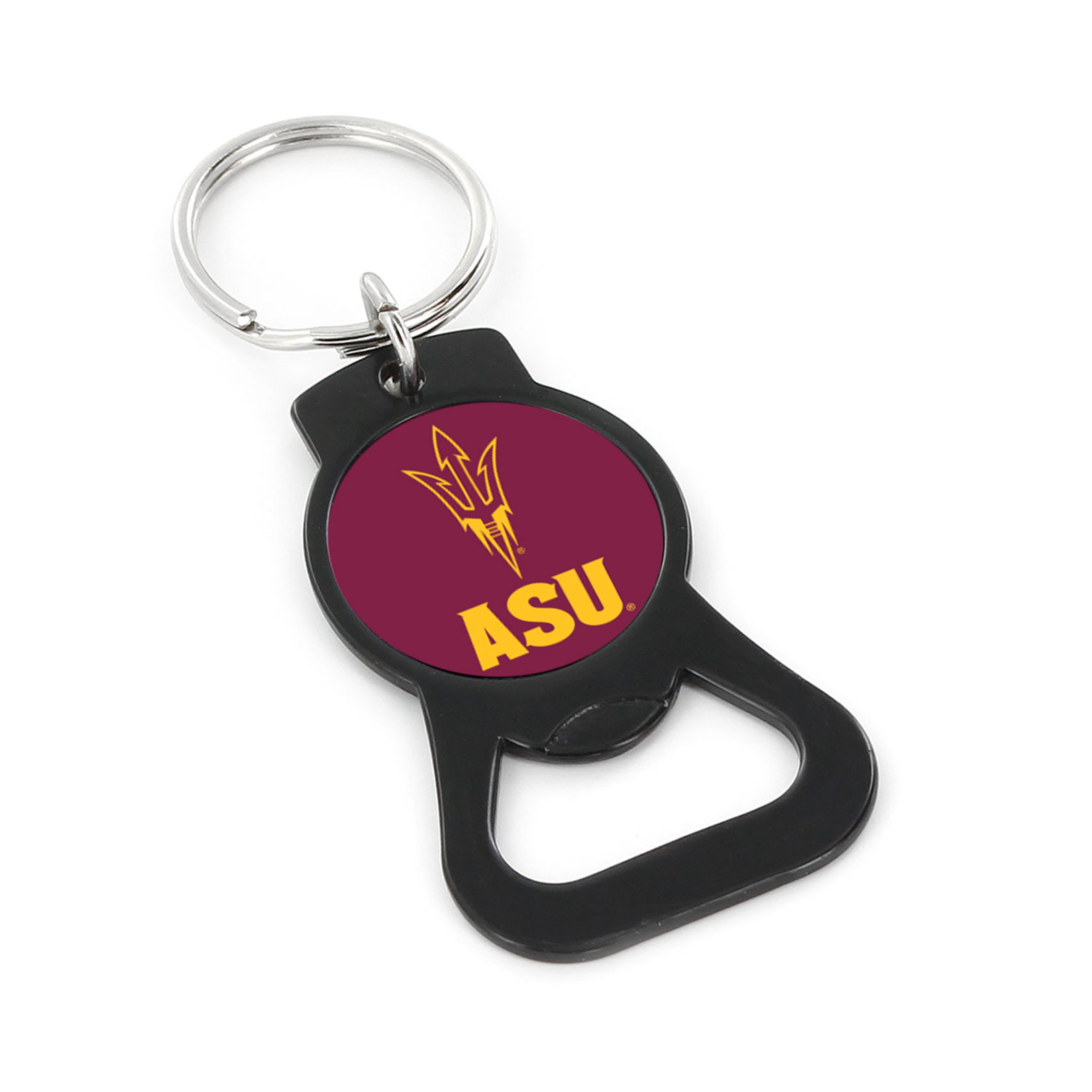 ASU Bottle Opener Keychain BLK