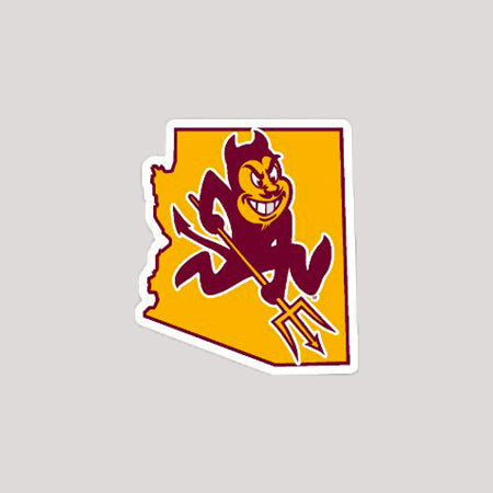 ASU Sparky State Mini Magnet