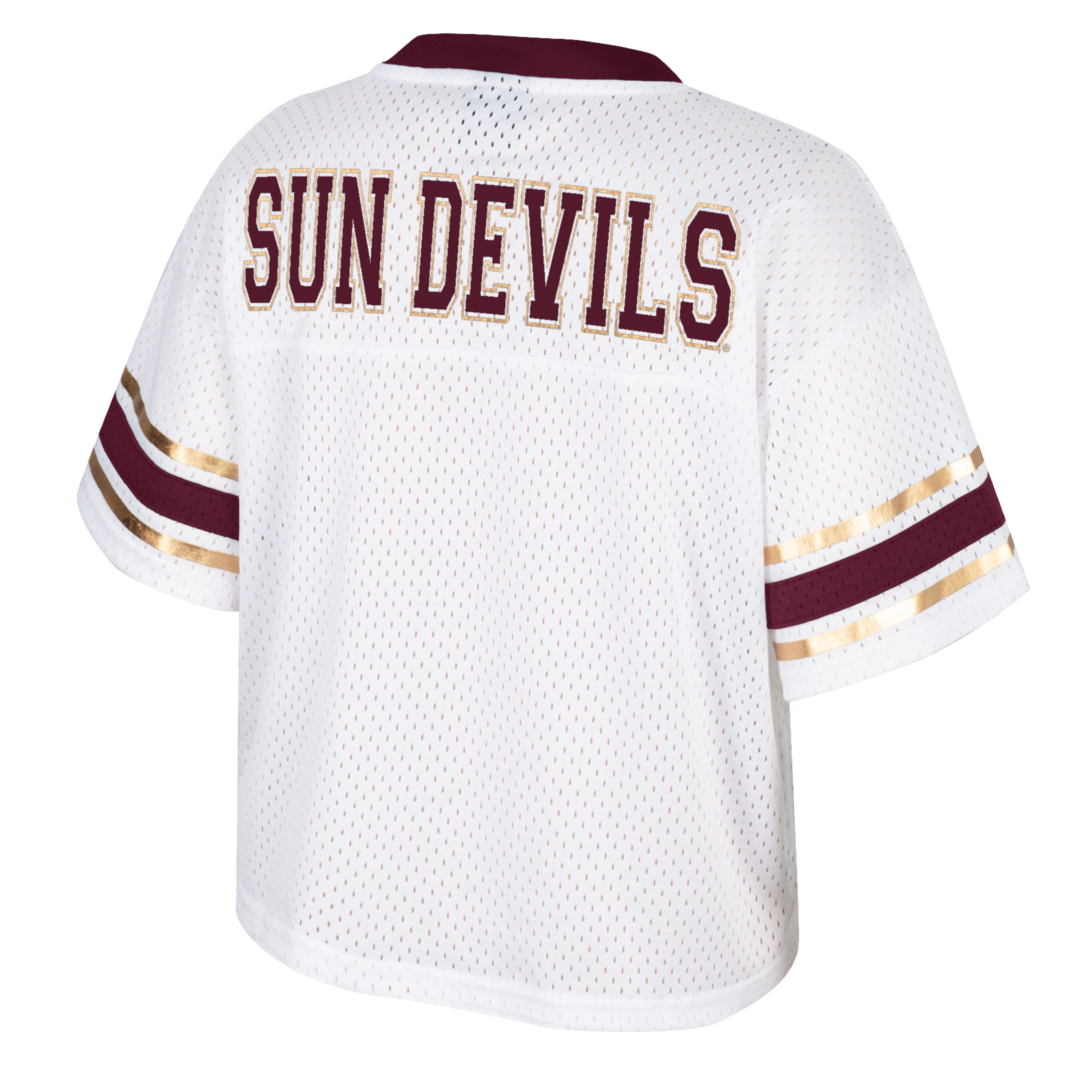 ASU Ladies Crop Jersey WHT