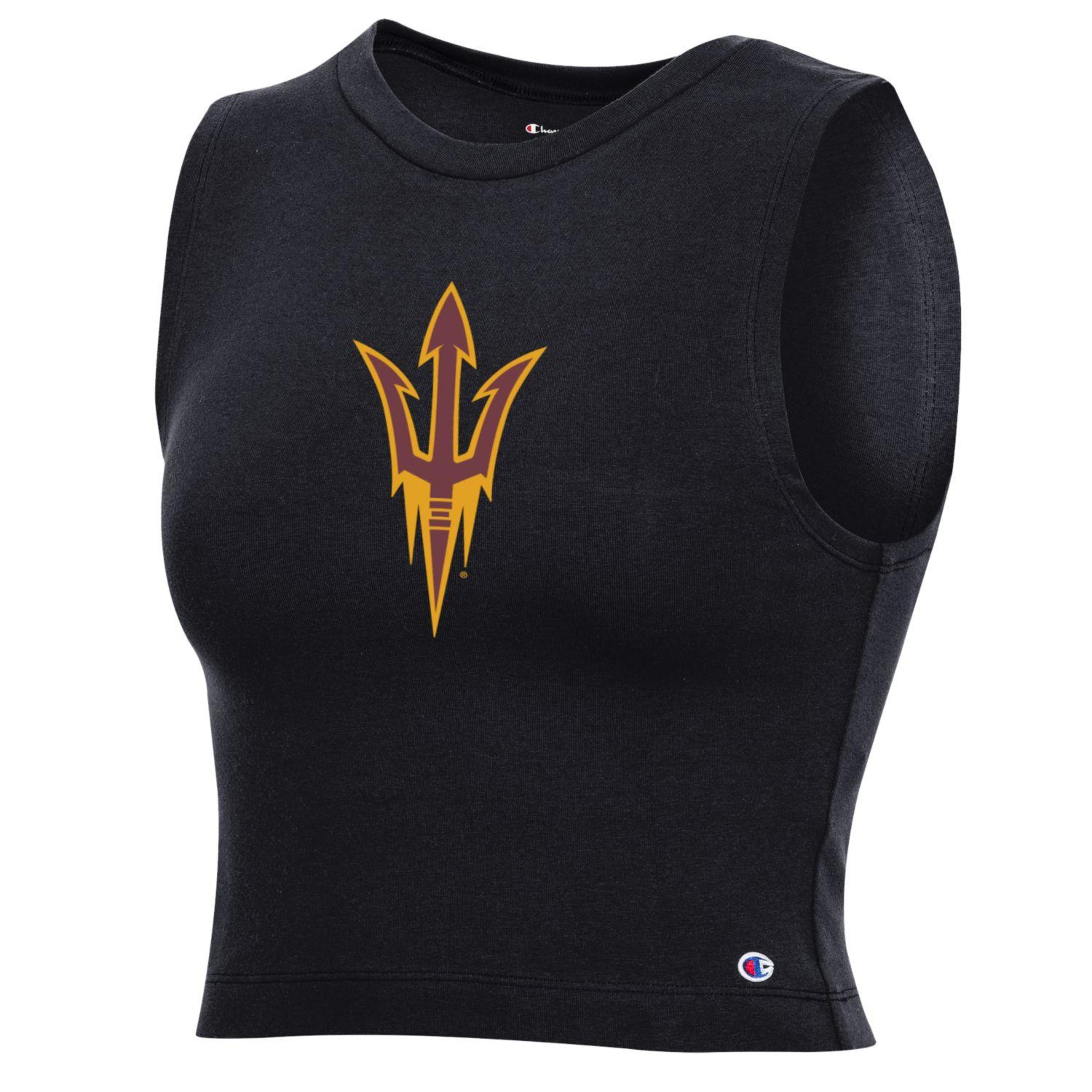 ASU UF Crop Tank BLK