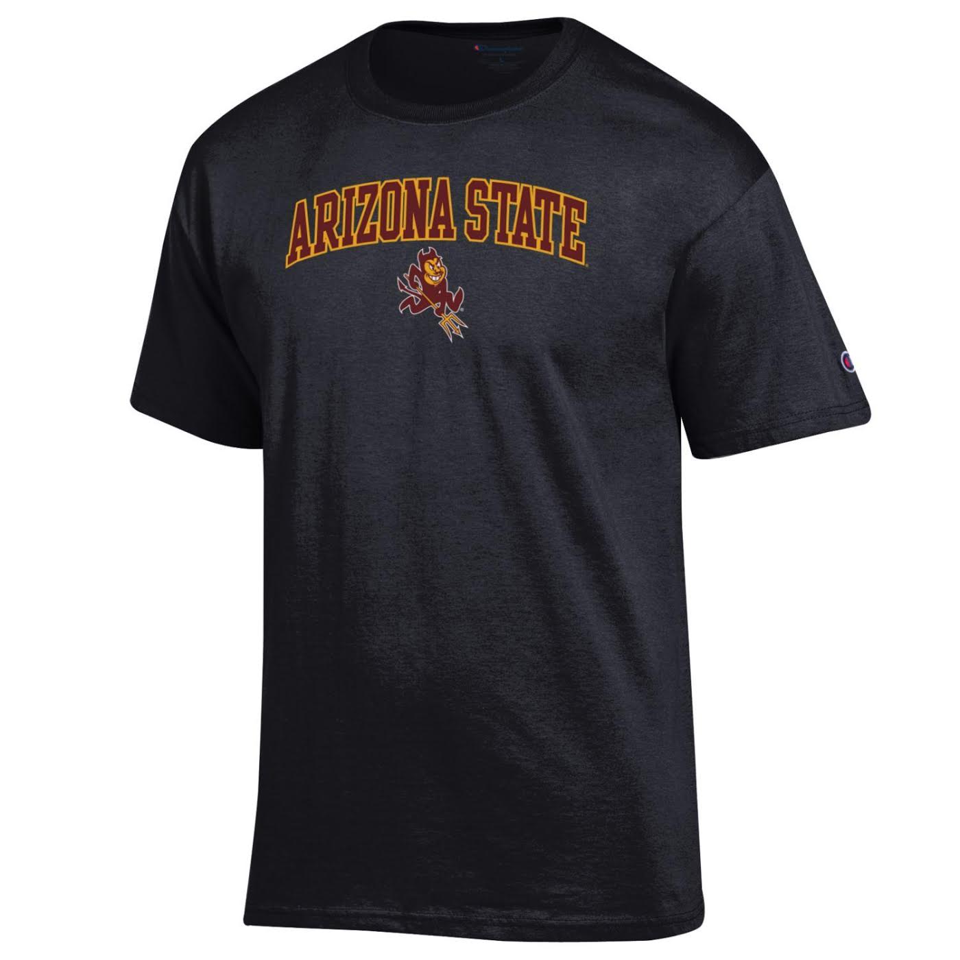 ASU Radial Arch Tee BLK CP