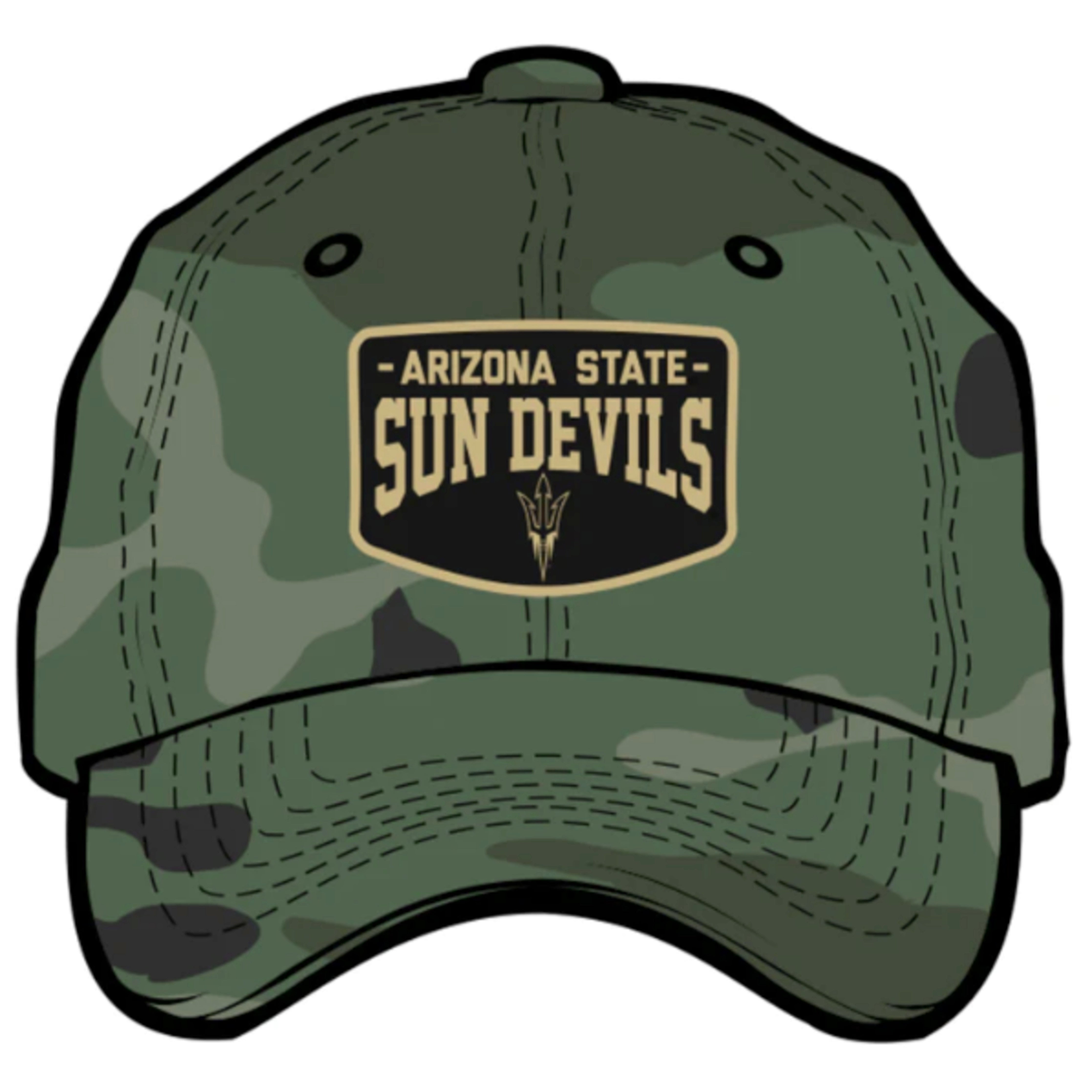 ASU Fork Rucker Camo Hat