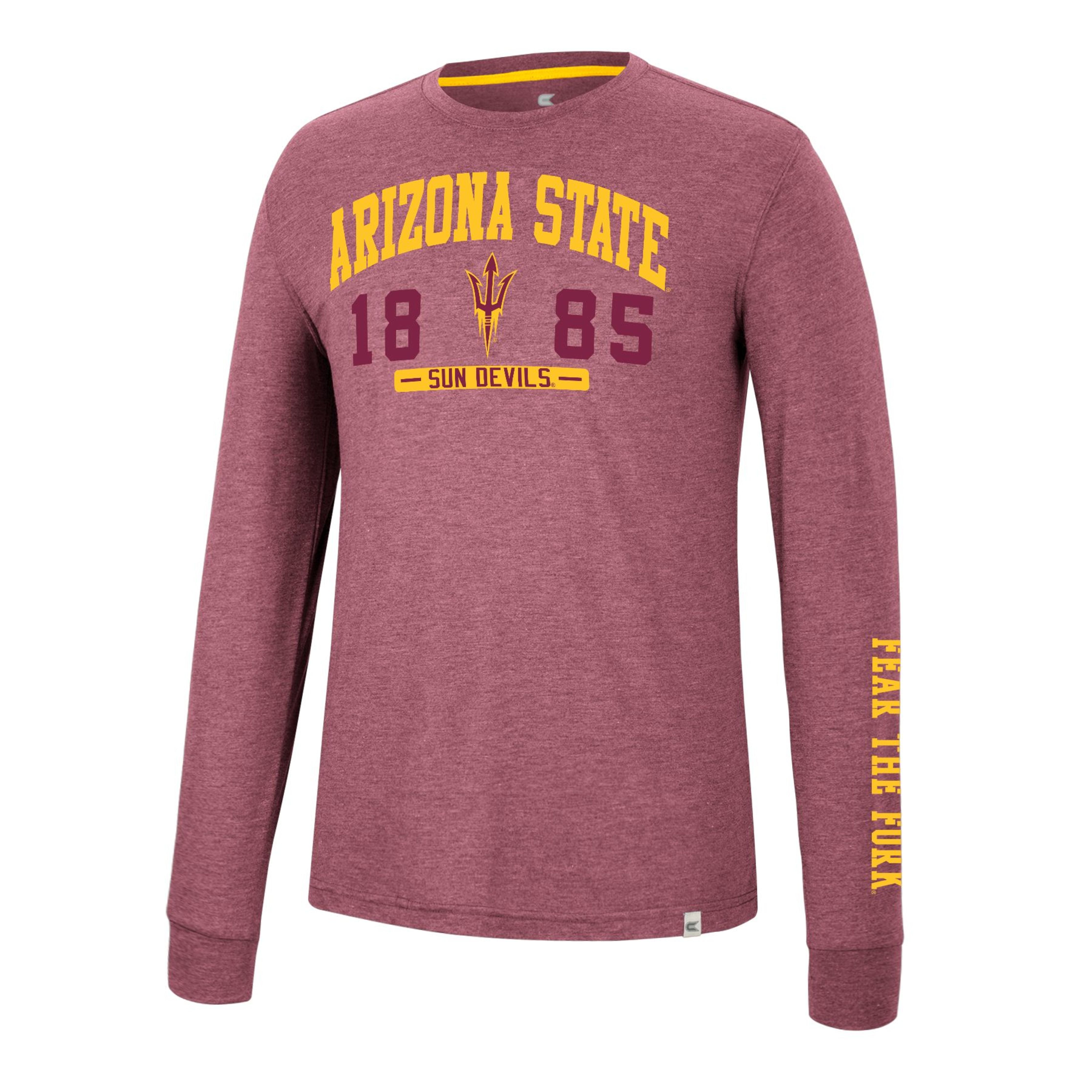 ASU ZP Long Sleeve Tee MRN