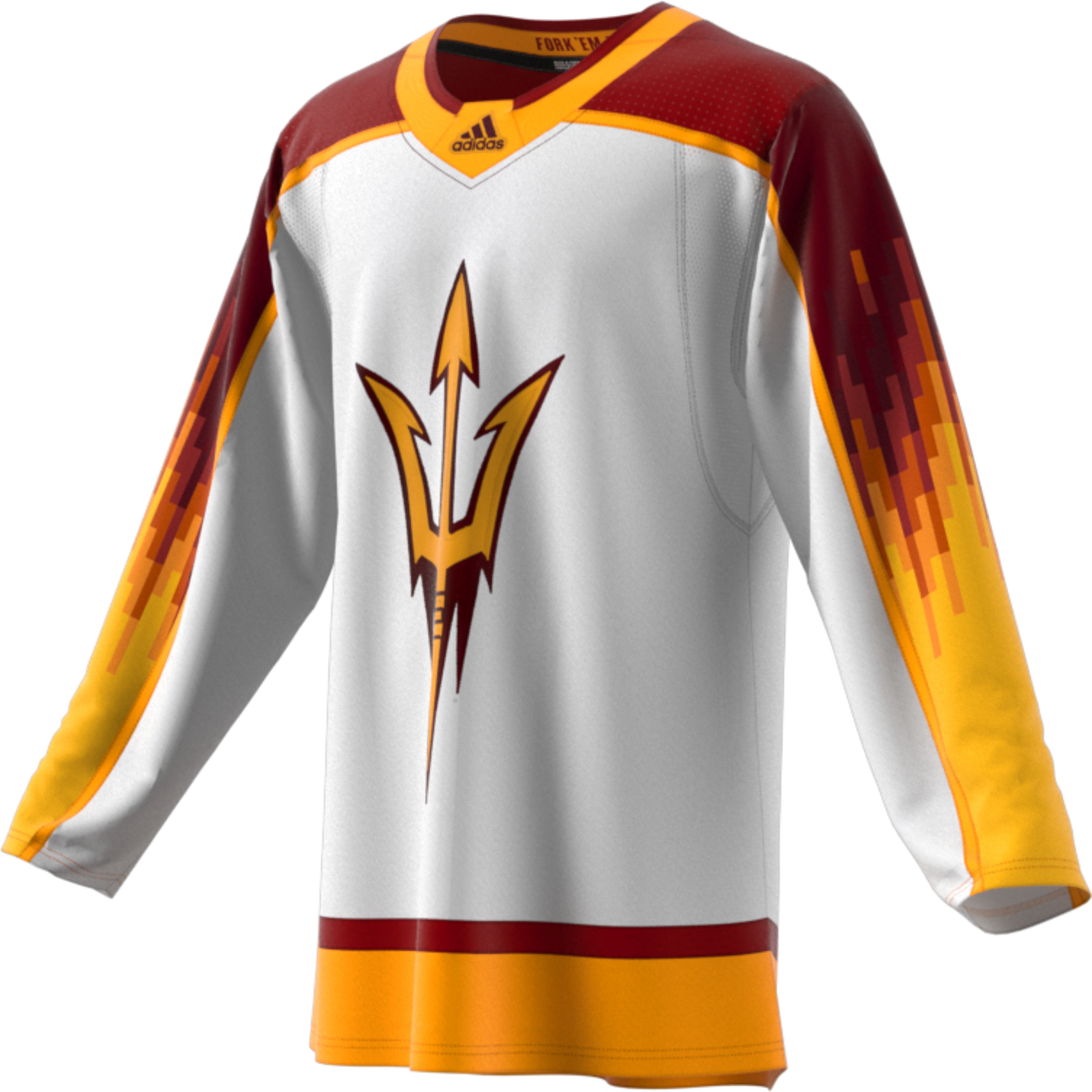 ASU Inferno Hockey Jersey WHT