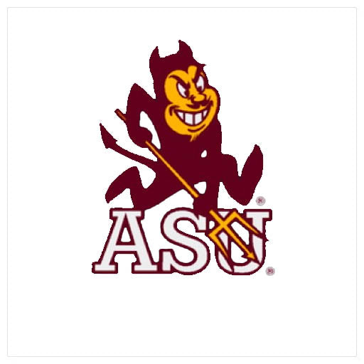 ASU Sparky Mini Magnet