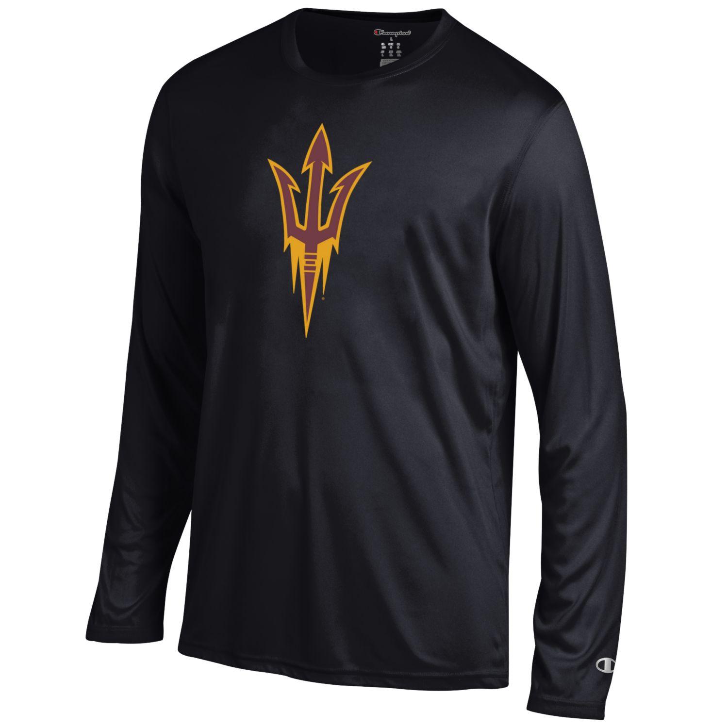 ASU Pitchfork Athletic L/S Tee BLK