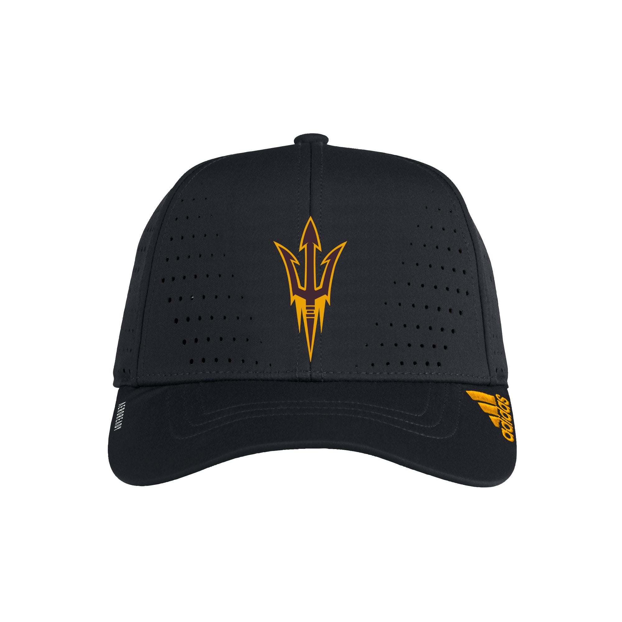 ASU Laser Perf Adj Hat BLK